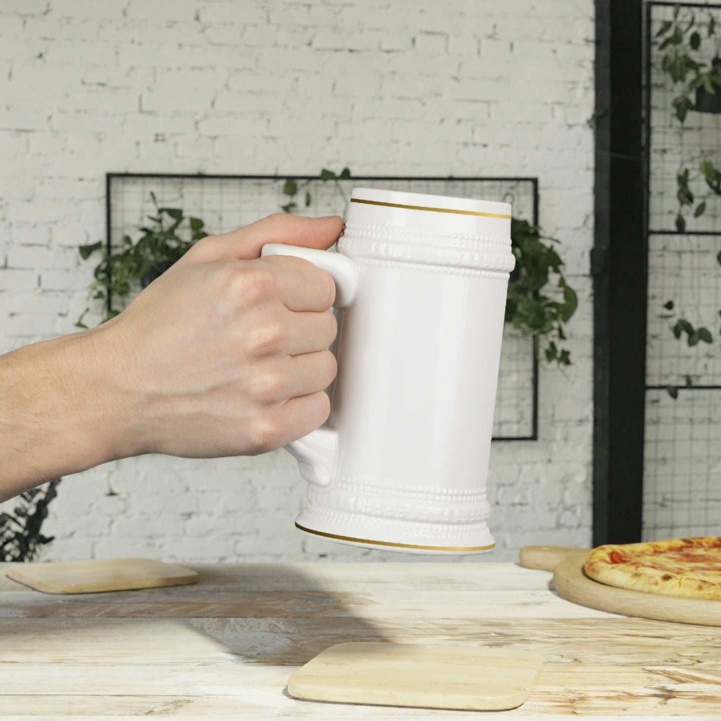 DM Beer Stein Mug