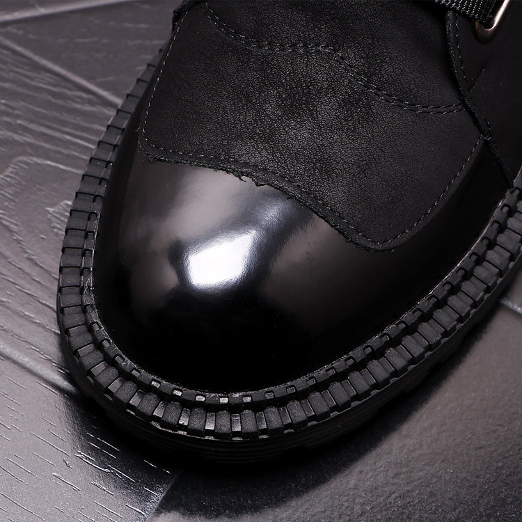 British Style High Top Shoes For Men's Leisure