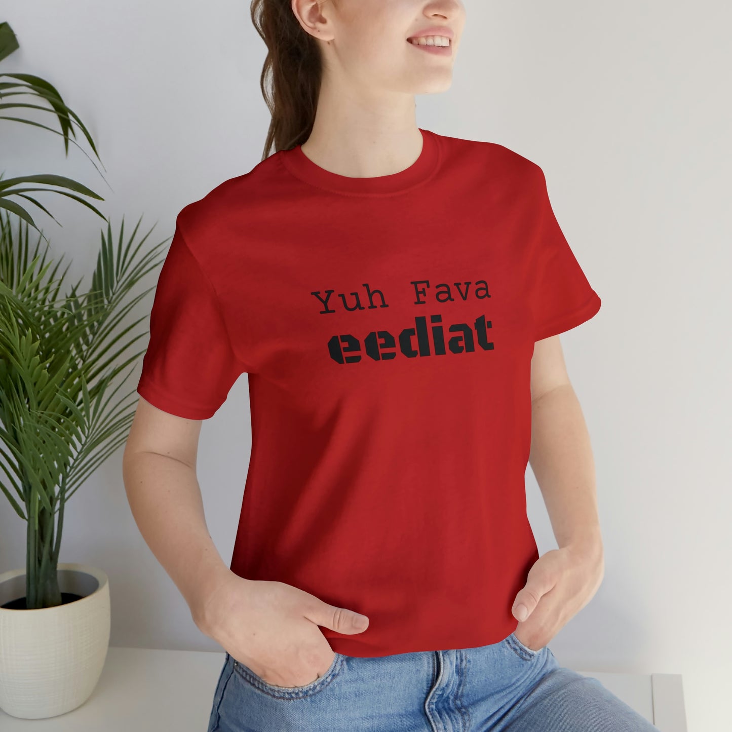 Carib "Yuh Fava Eediat" Short Sleeve Tee