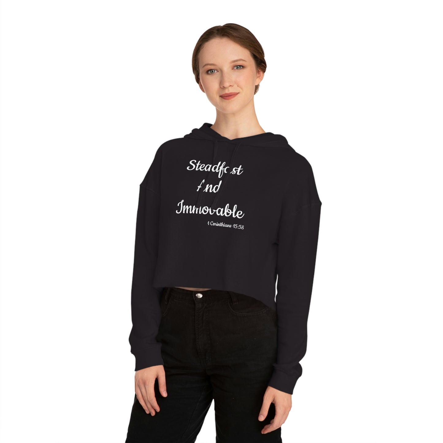 DM Women’s Cropped Hooded Sweatshirt