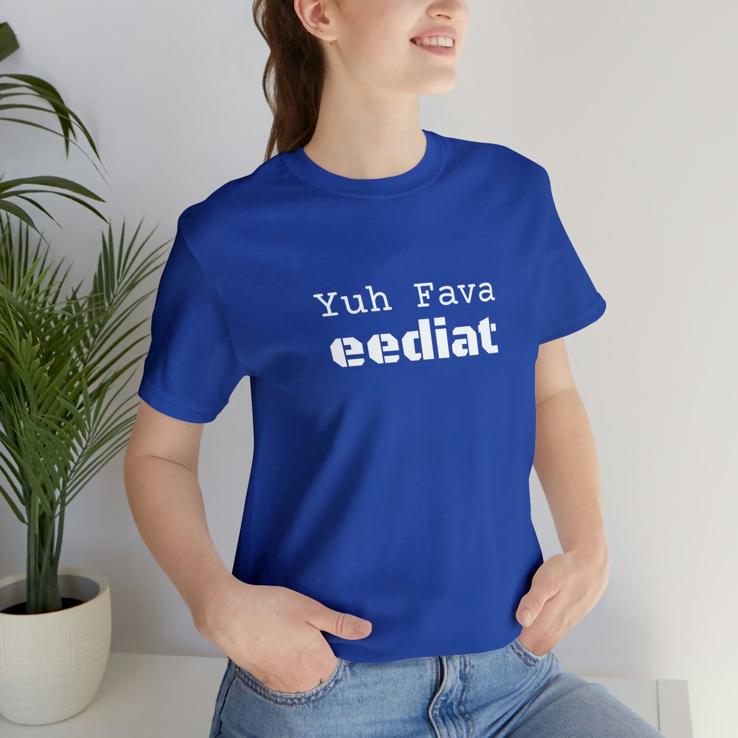 Carib "Yuh Fava Eediat" Short Sleeve Tee