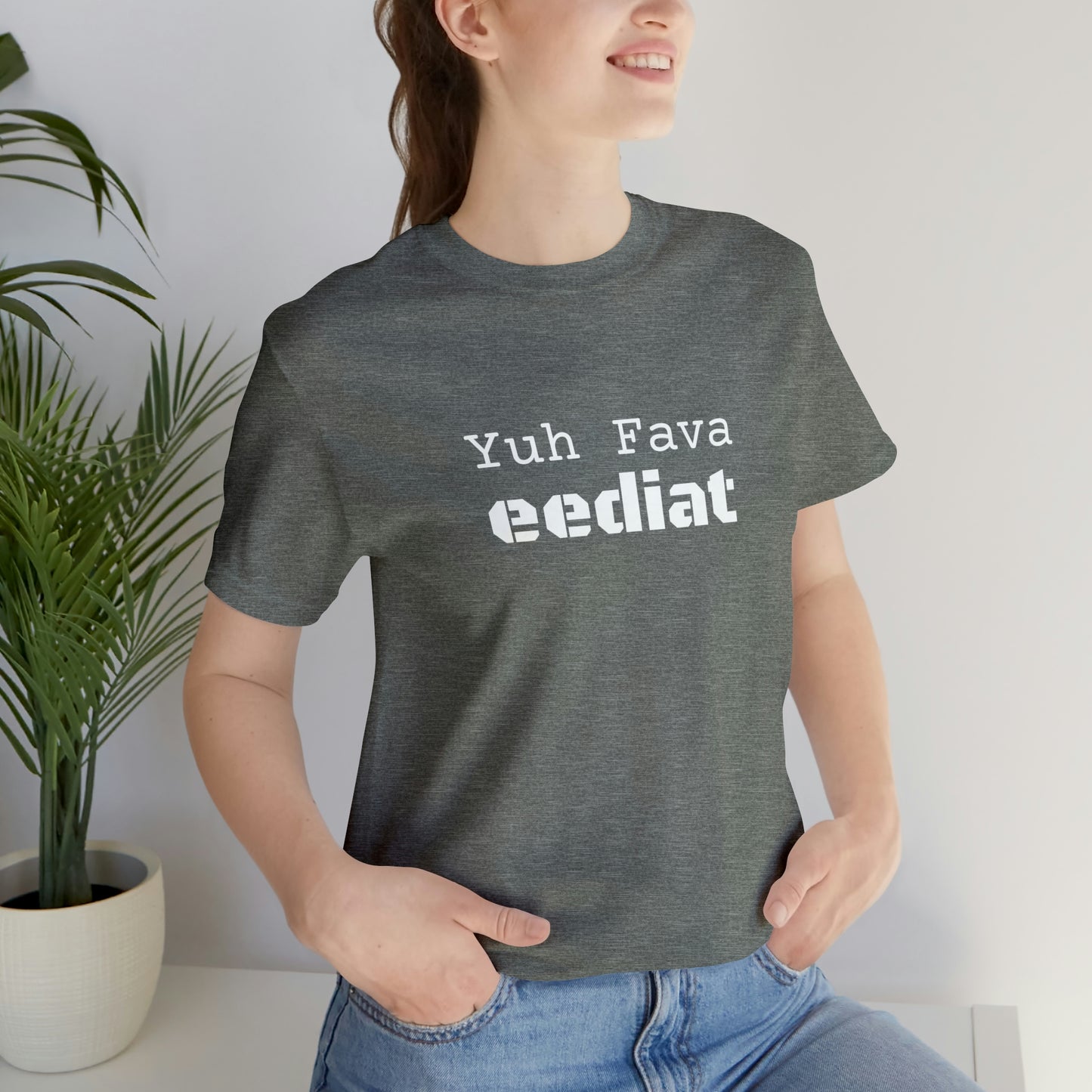 Carib "Yuh Fava Eediat" Short Sleeve Tee