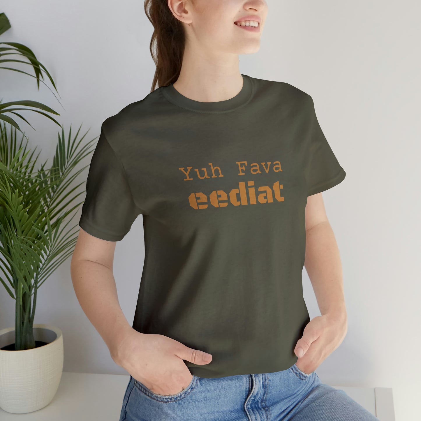 Carib "Yuh Fava Eediat" Short Sleeve Tee