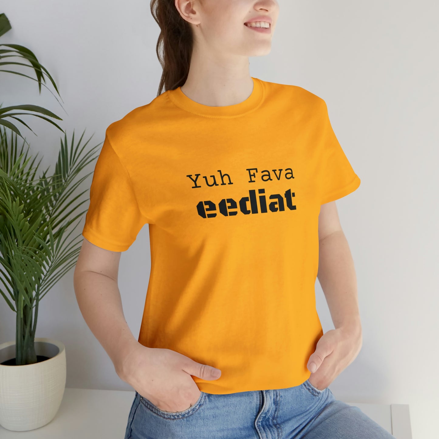 Carib "Yuh Fava Eediat" Short Sleeve Tee